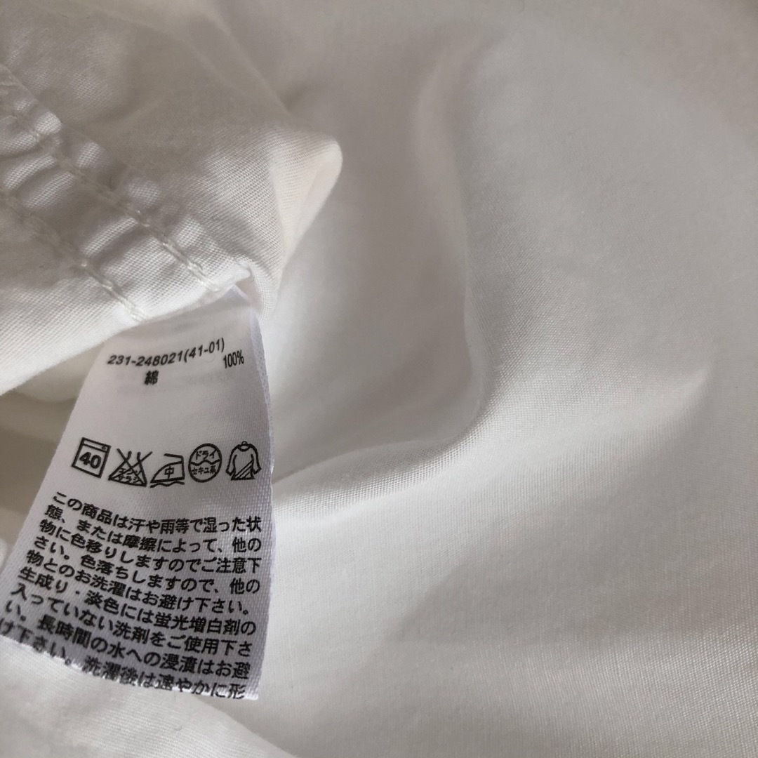 used 普通の長袖白シャツ　M レディースのトップス(シャツ/ブラウス(長袖/七分))の商品写真