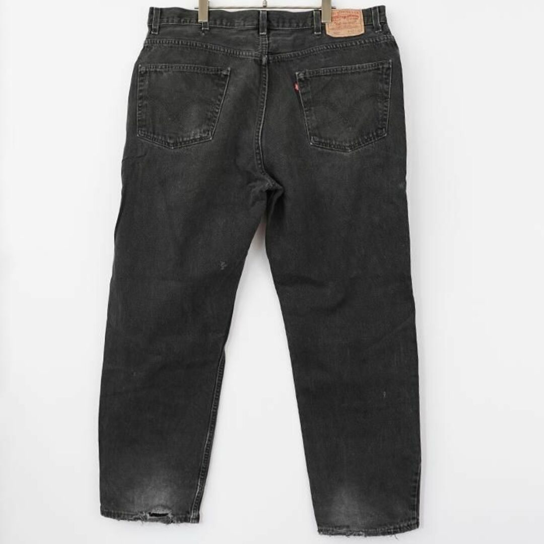 Levi's - 00s W42 リーバイス550 ブラックデニム バギーパンツ ボトム