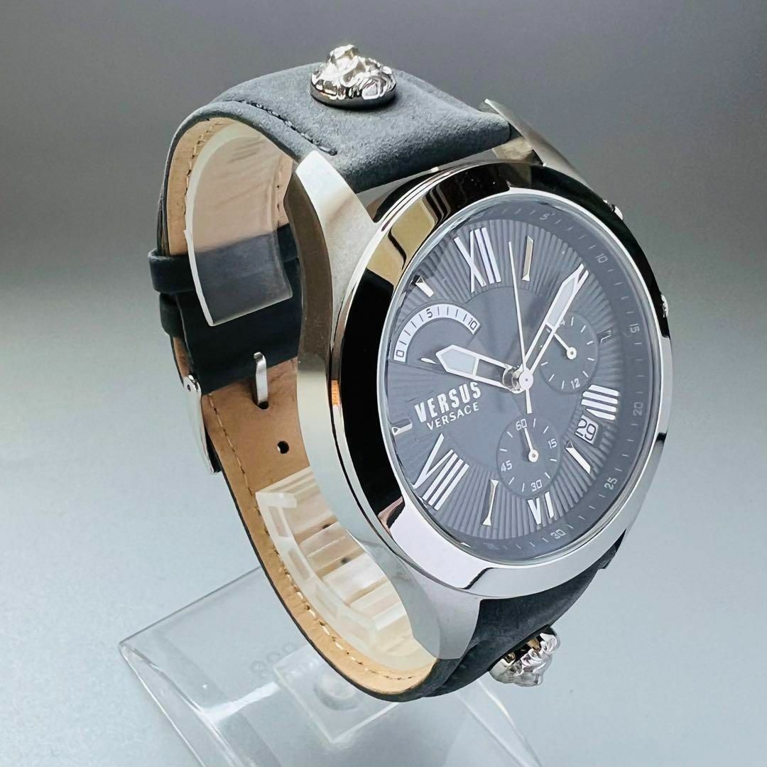 ヴェルサス ヴェルサーチ 腕時計 メンズ クォーツ 電池式 シルバー 新品レザー