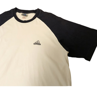 アディダス(adidas)の古着tシャツ　adidas ラグランスリーブtシャツ(Tシャツ/カットソー(半袖/袖なし))
