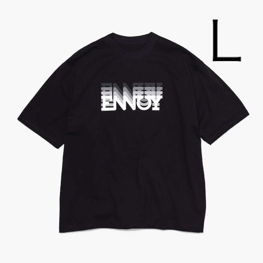 1LDK SELECT(ワンエルディーケーセレクト)のennoy エンノイ Tシャツ ティーシャツ black ブラック メンズのトップス(Tシャツ/カットソー(半袖/袖なし))の商品写真