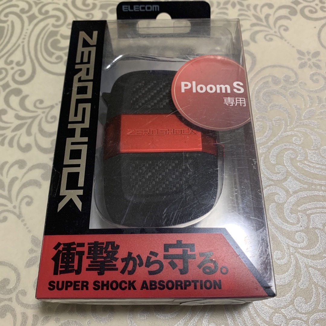 ELECOM - 【未使用】 エレコム ZEROSHOCK Ploom S 専用 黒×赤の通販 by