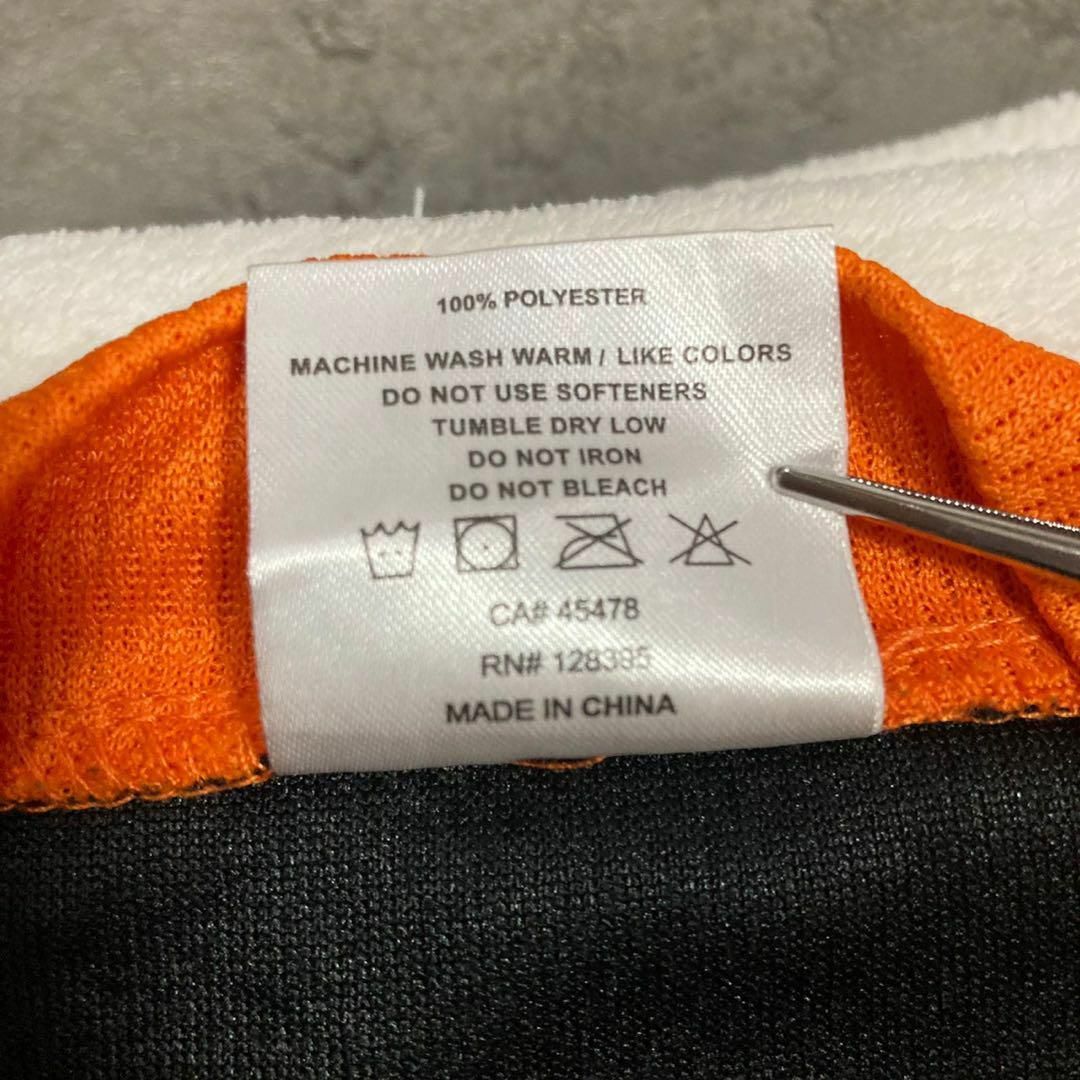 MBT  ゲームシャツ 古着   黒 オレンジ ファントムズ　ホッケーパーカー メンズのトップス(シャツ)の商品写真