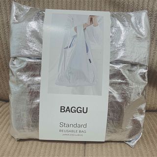 バグゥ(BAGGU)のBAGGU エコバッグ　メタリックシルバー(エコバッグ)