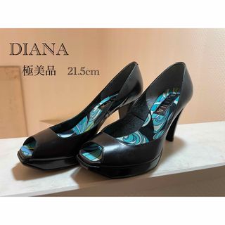 DIANA ダイアナ プラットフォーム パテントレザー パンプス 滑り止め