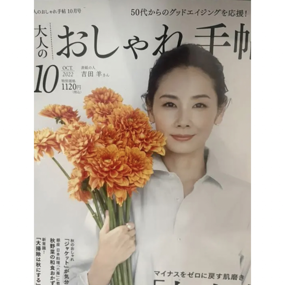 宝島社(タカラジマシャ)の★大人のおしゃれ手帖・2022.10月号★雑誌のみ、付録なし・美品★吉田羊表紙★ エンタメ/ホビーの本(ファッション/美容)の商品写真