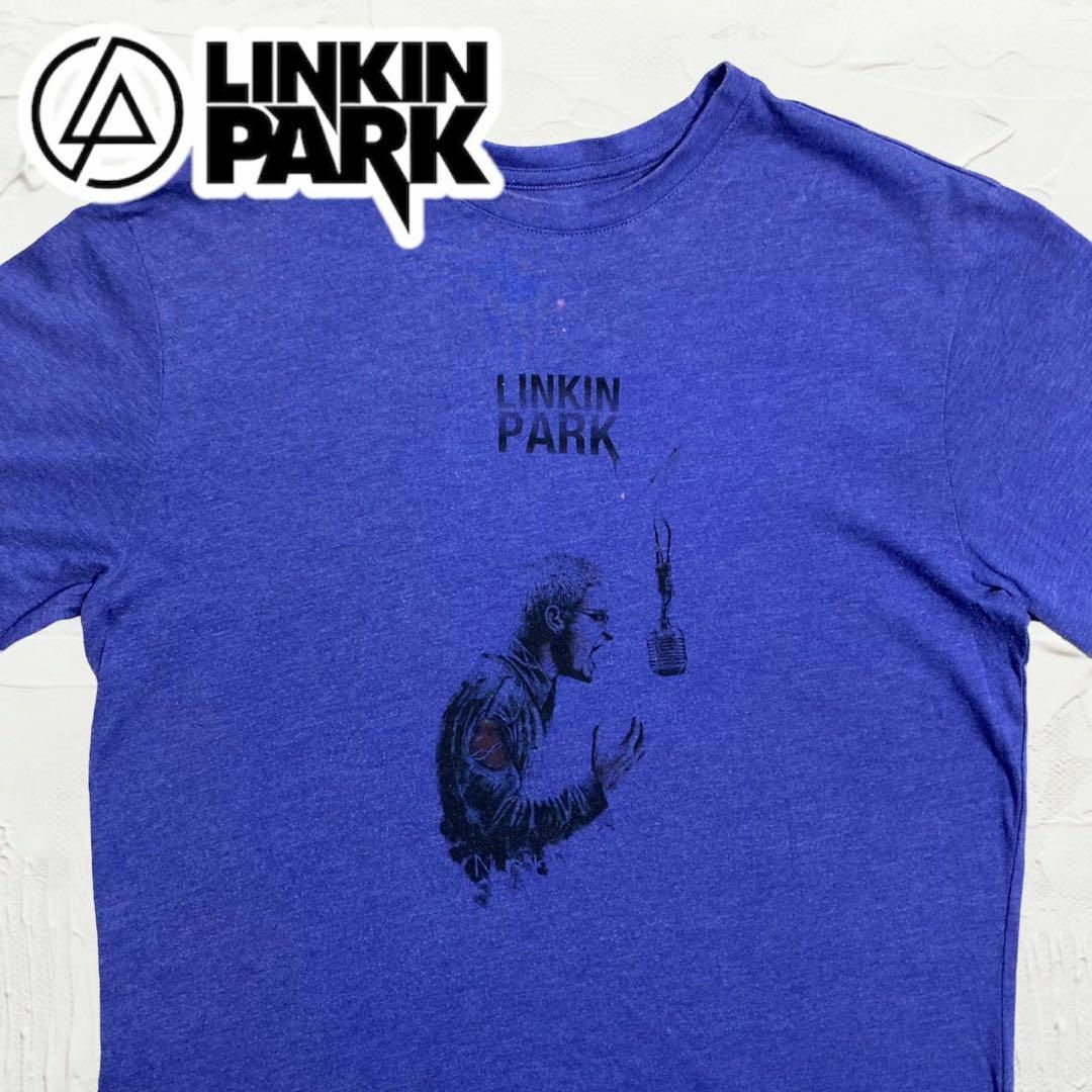 MCE バンド Tシャツ 古着   紫 LINKIN PARK リンキンパーク メンズのトップス(Tシャツ/カットソー(半袖/袖なし))の商品写真