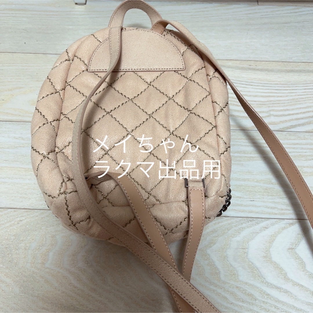 Stella McCartney(ステラマッカートニー)のstella mccartney バックパック　ピンクベージュ　美品 レディースのバッグ(リュック/バックパック)の商品写真