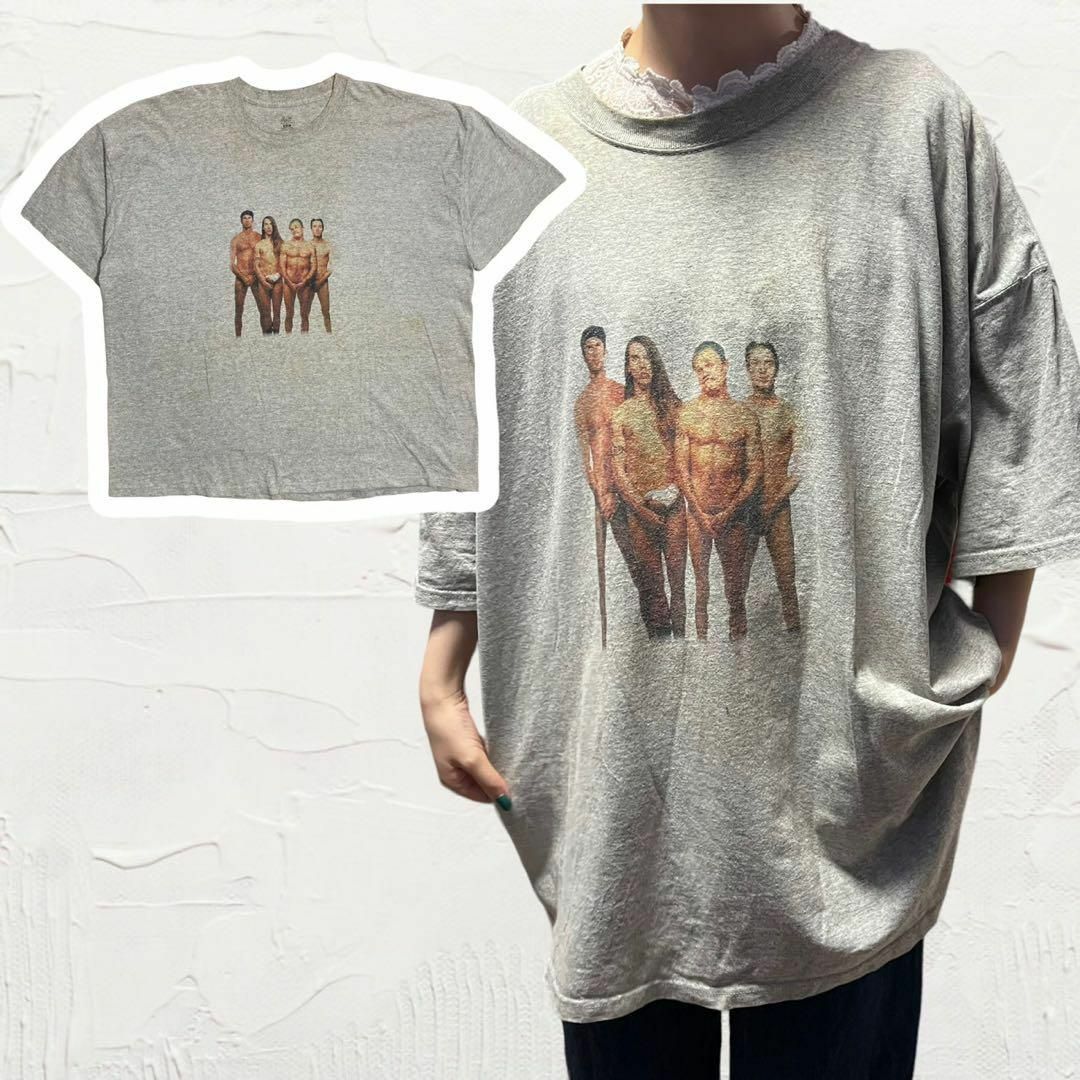 MCP バンド Tシャツ 古着 レッドホットチリペッパーズ　レッチリ　裸　ビッグ メンズのトップス(Tシャツ/カットソー(半袖/袖なし))の商品写真