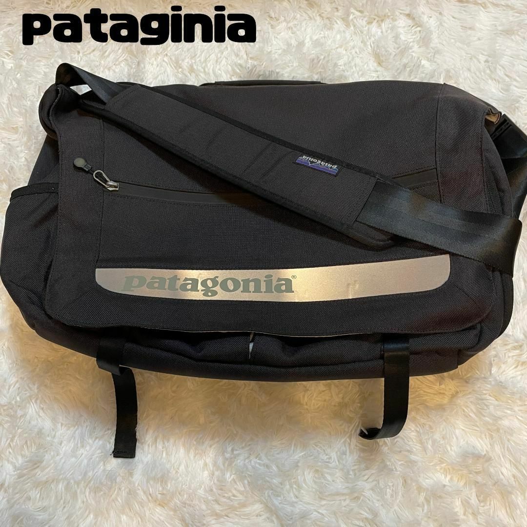 オシャレ patagoniaパタゴニア メッセンジャーバッグ リフレクター