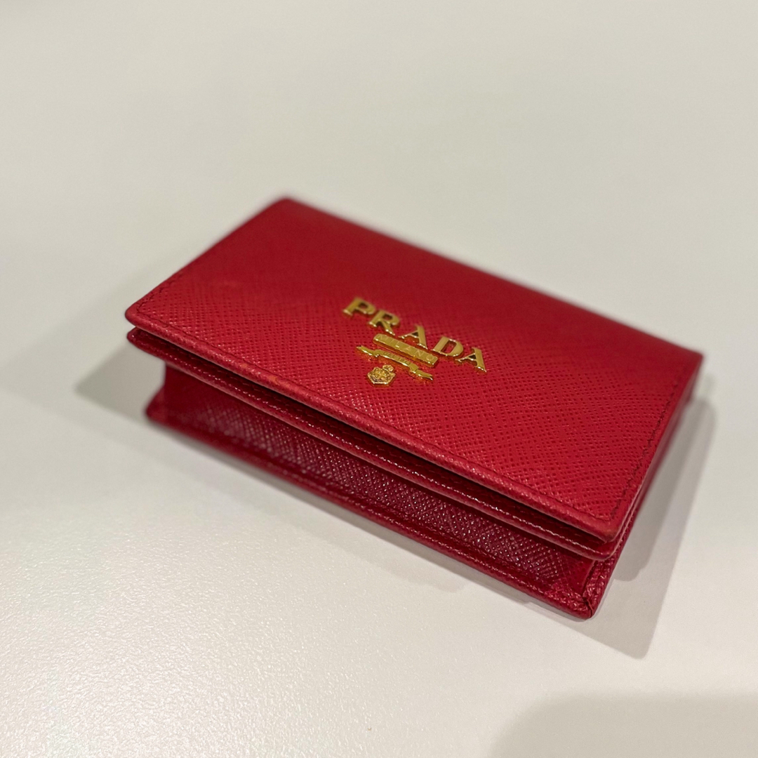 PRADA(プラダ)の【美品】PRADA 名刺入れ キーケース サフィアーノ レディースのファッション小物(名刺入れ/定期入れ)の商品写真