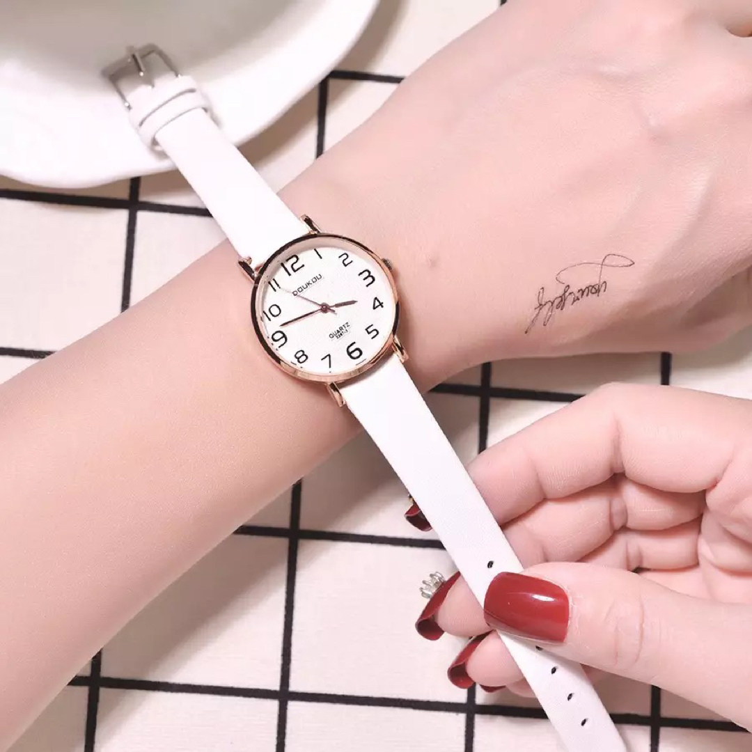 国内外の人気 レディース 腕時計 クォーツ ホワイト 腕時計(アナログ)