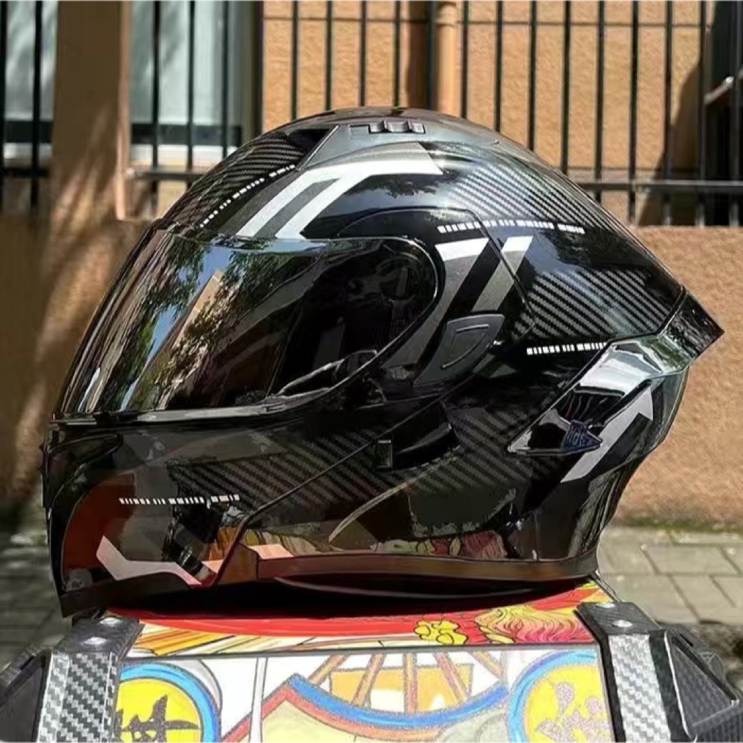 【新モデル】人気システムダブルレンズフルフェイスヘルメットバイクヘルメット