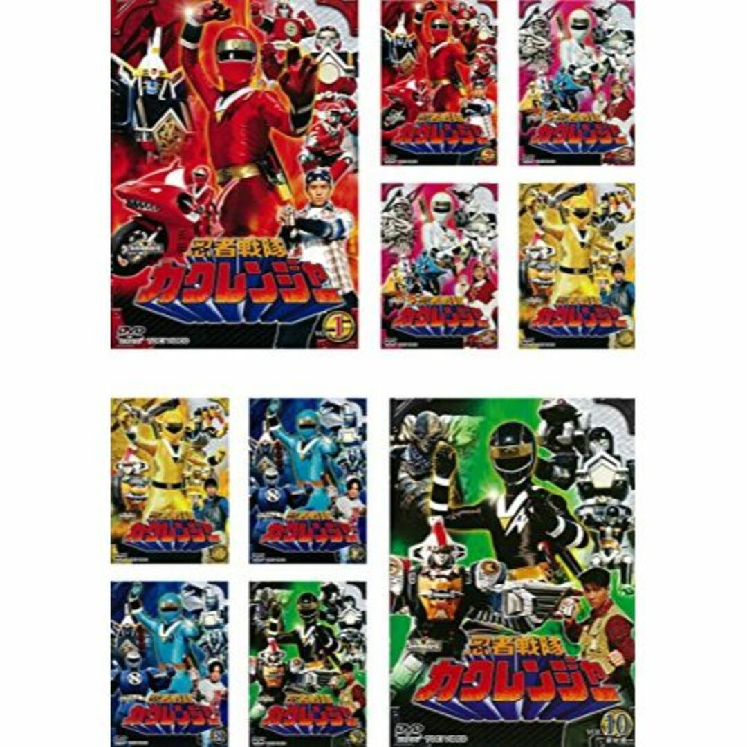 忍者戦隊 カクレンジャー [レンタル落ち] 全10巻セット [DVDセット商品]