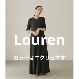 クラネ(CLANE)のlouren（ローレン） rib cotton mermaid onepiece(ロングワンピース/マキシワンピース)