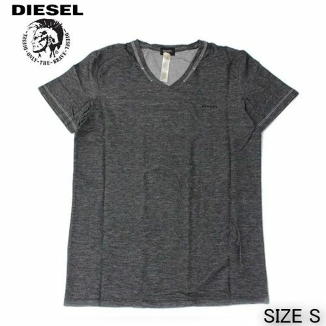 DIESEL - 新品 DIESEL ディーゼル 半袖 VネックTシャツ ブラック Sの ...