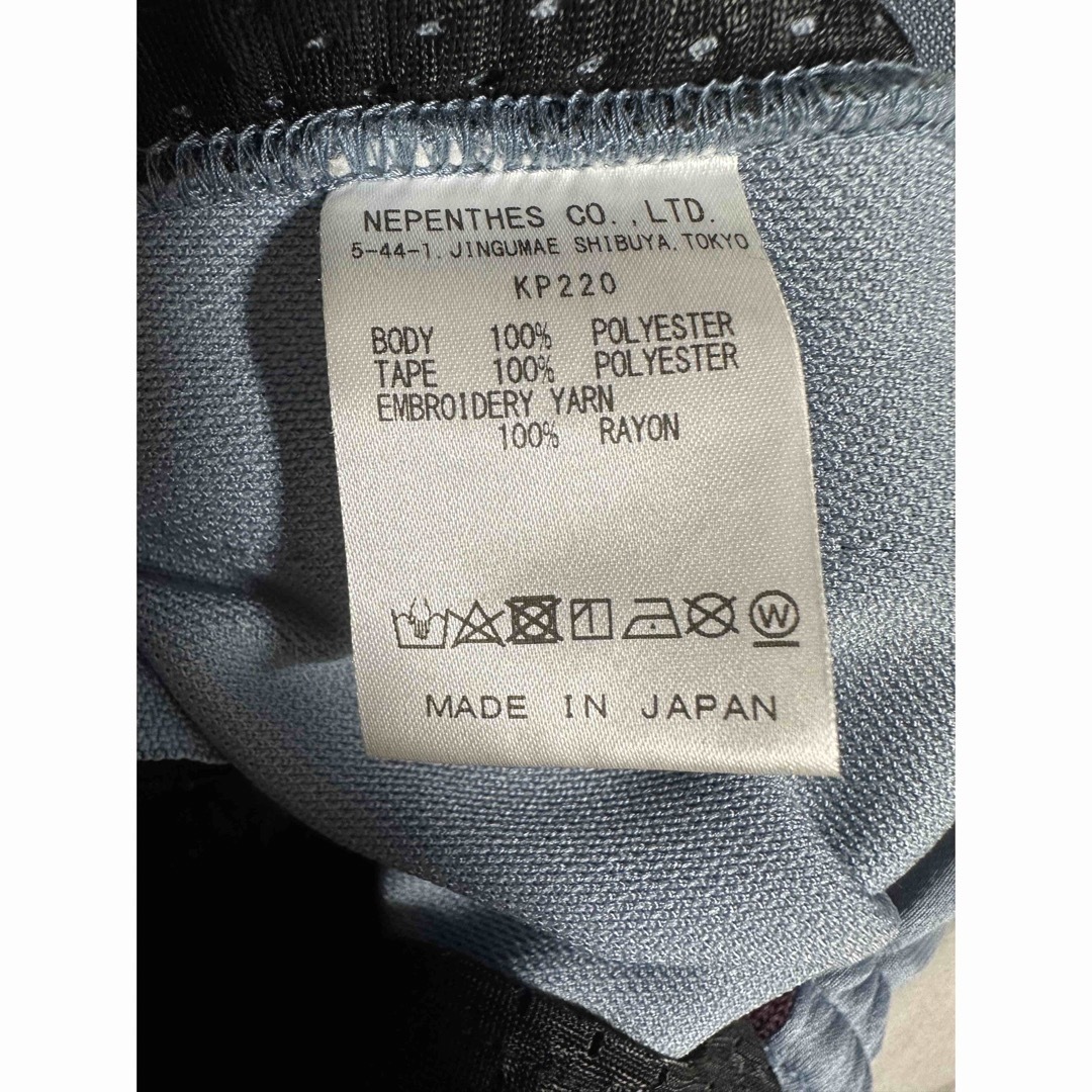 needles トラックパンツ サックスブルー×ダークネイビー needles トラックパンツ サックスブルー×ダークネイビー