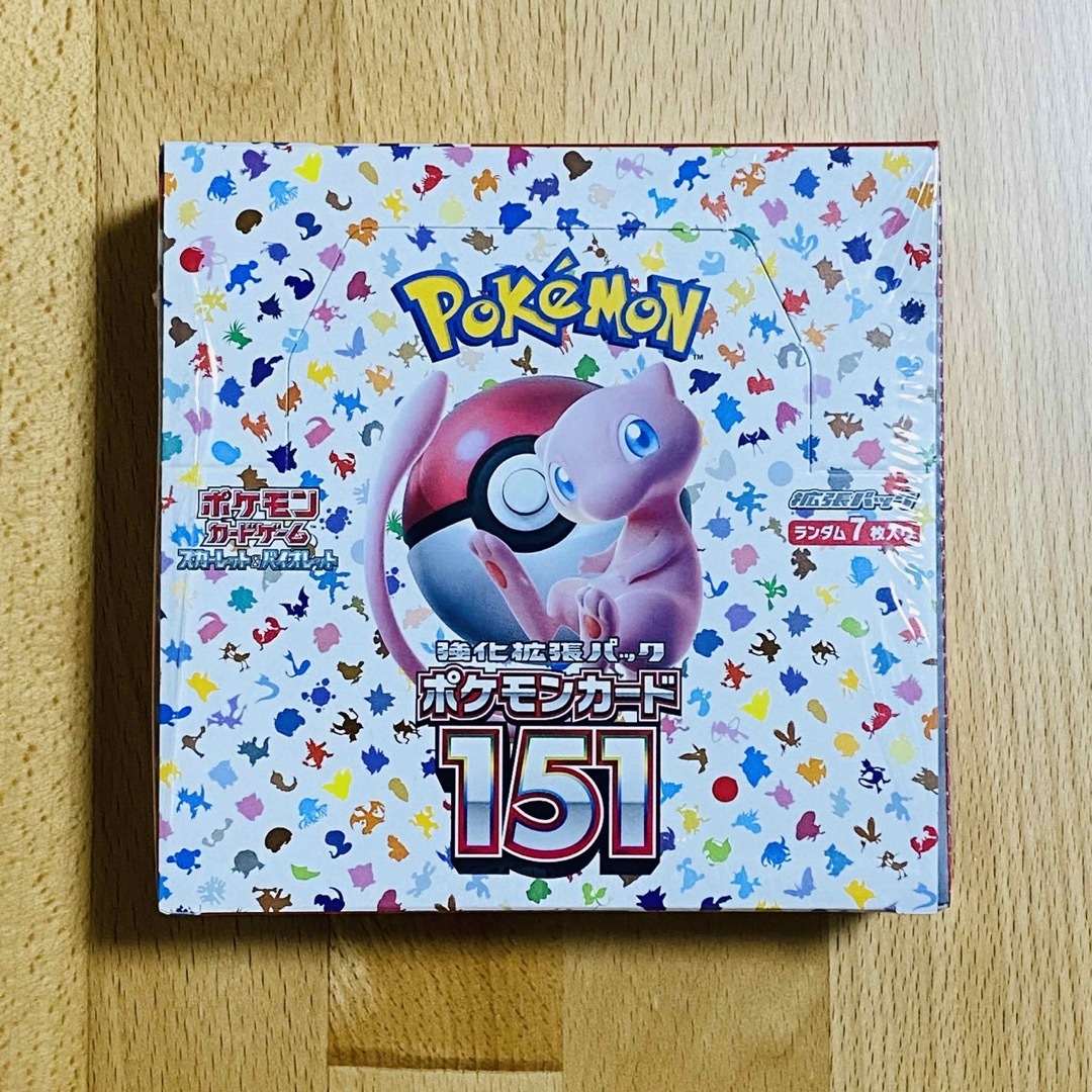 ポケモンカード151 BOX 未開封シュリンク付き