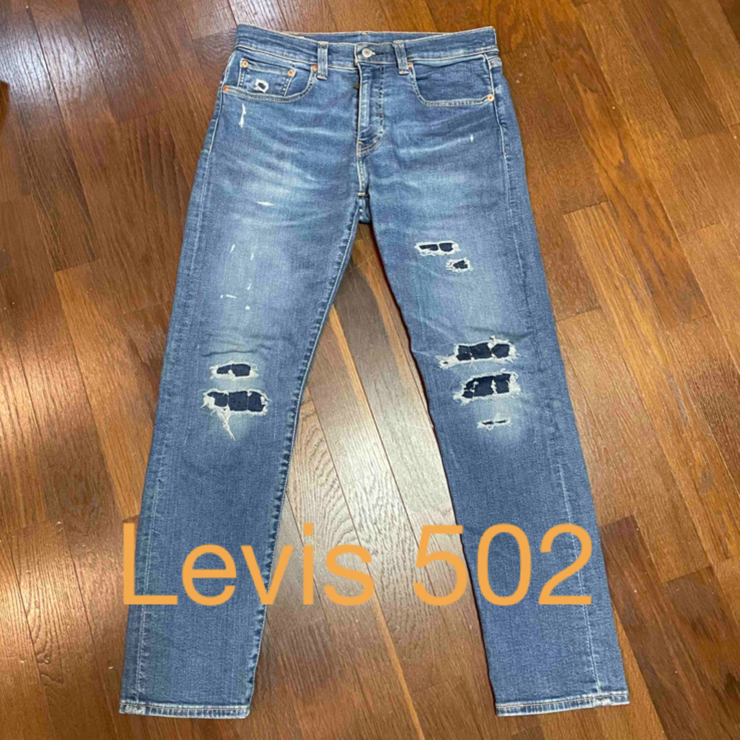 LEVI'S リーバイス 502 レギュラーテーパー　ダメージジーンズ w30