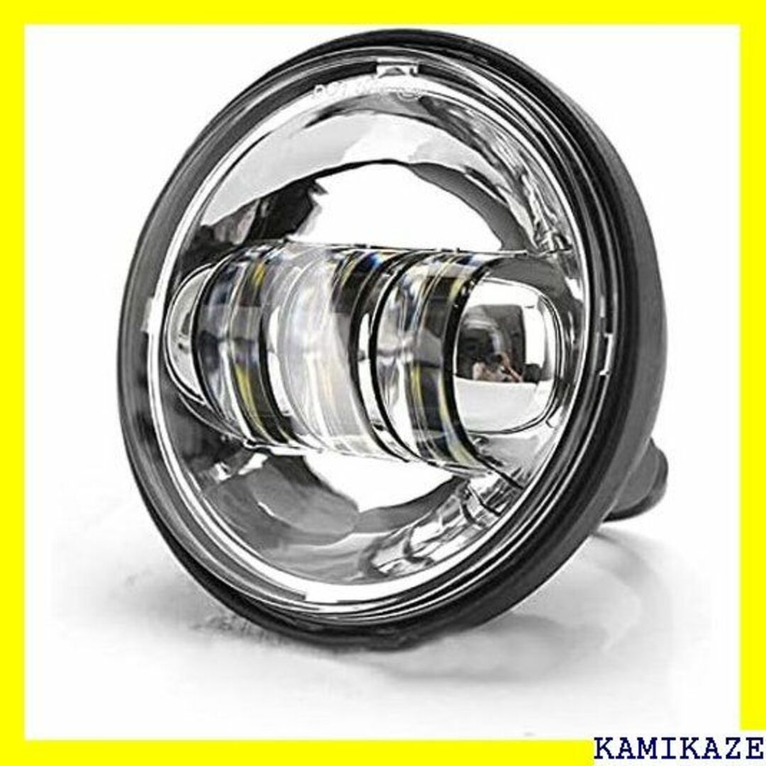 ☆在庫処分 バイク LEDフォグランプ キット 4.5イン apan製 ブラック