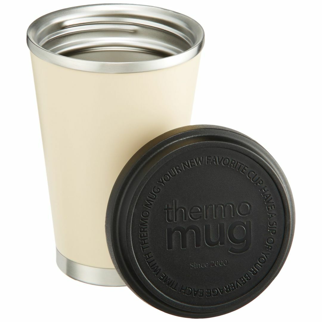 【色: アイボリー】thermo mug(サーモマグ) ステンレス鋼 モバイルタ