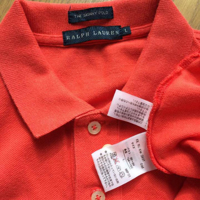 Ralph Lauren(ラルフローレン)のトットちゃん様専用【美品☆】ラルフローレン オレンジ ポロシャツ レディースのトップス(ポロシャツ)の商品写真