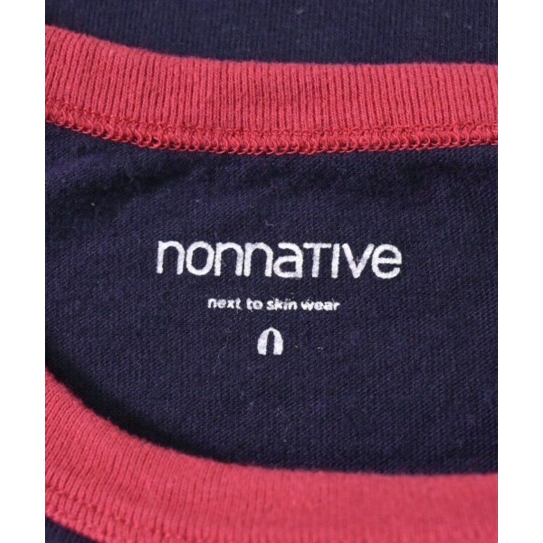 nonnative(ノンネイティブ)のnonnative ノンネイティヴ Tシャツ・カットソー 0(XS位) 紺x赤 【古着】【中古】 メンズのトップス(Tシャツ/カットソー(半袖/袖なし))の商品写真