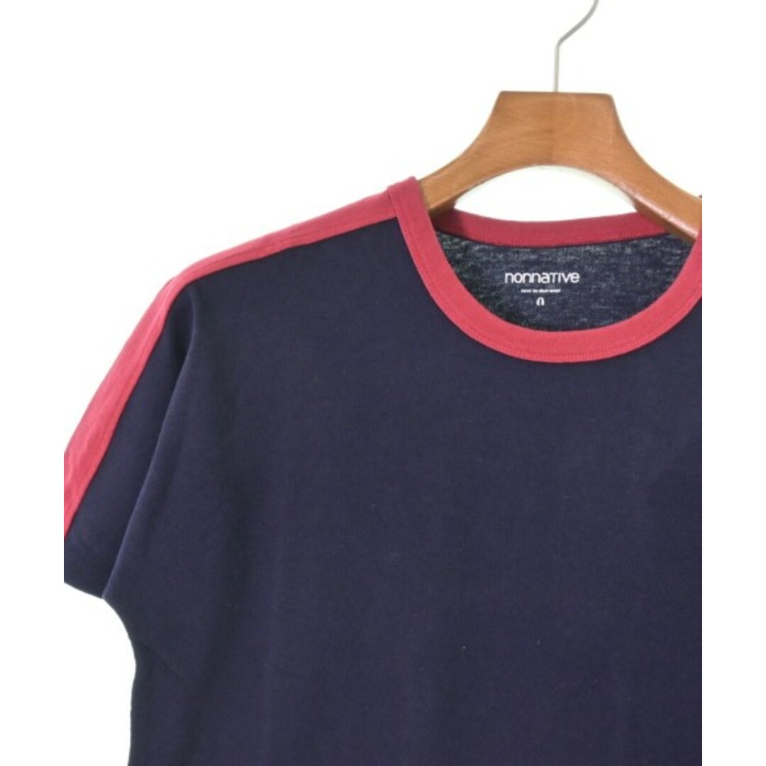 nonnative(ノンネイティブ)のnonnative ノンネイティヴ Tシャツ・カットソー 0(XS位) 紺x赤 【古着】【中古】 メンズのトップス(Tシャツ/カットソー(半袖/袖なし))の商品写真