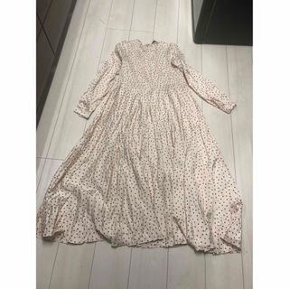 ZARA  ドット　ワンピース(ロングワンピース/マキシワンピース)