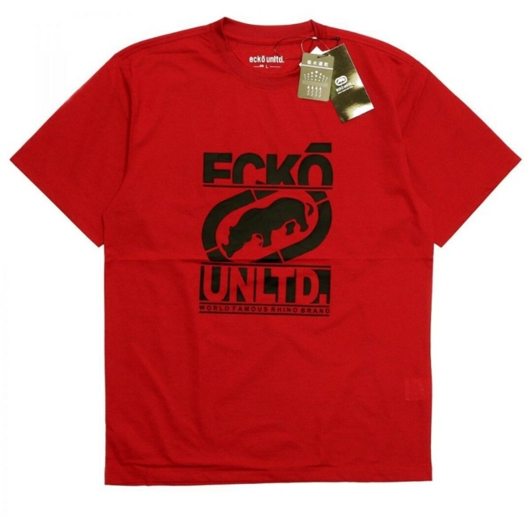 ECKŌ UNLTD（ECKO UNLTD）(エコーアンリミテッド)のエコーアンリミテッド/Ecko Unltd 吸水速乾 ビッグロゴT メンズのトップス(Tシャツ/カットソー(半袖/袖なし))の商品写真