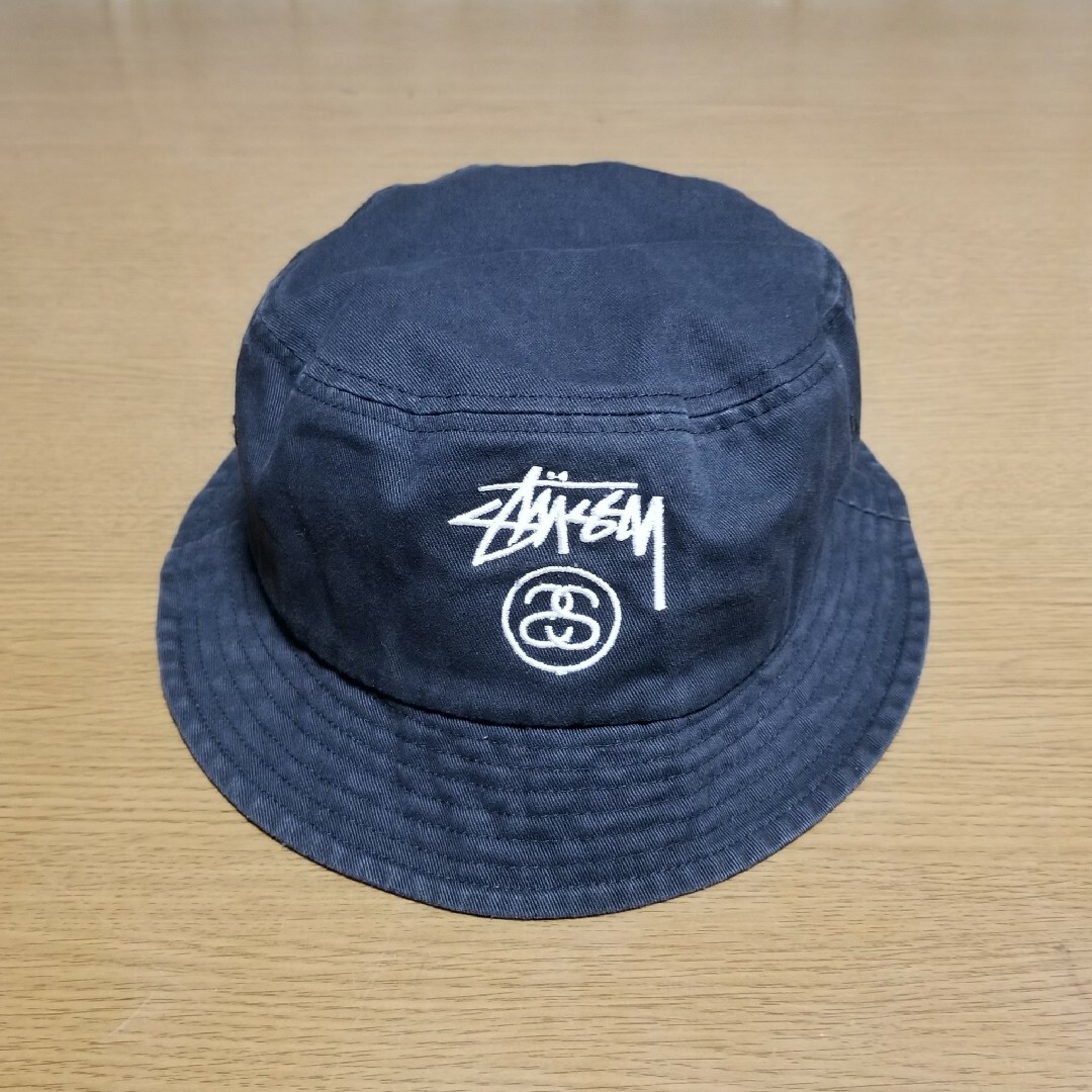 stussy×バケットハット ネイビー - 帽子
