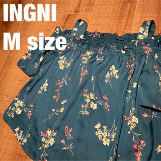 イング(INGNI)の【INGNI】イング キャミソール 花柄 オフショルダー(カットソー(半袖/袖なし))