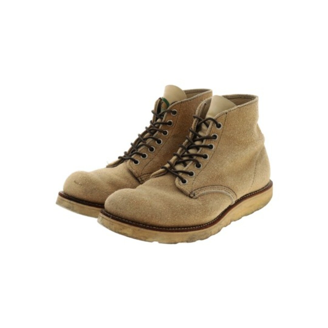 REDWING(レッドウィング)のREDWING レッドウィング ブーツ US7(25cm位) ベージュ系 【古着】【中古】 メンズの靴/シューズ(ブーツ)の商品写真