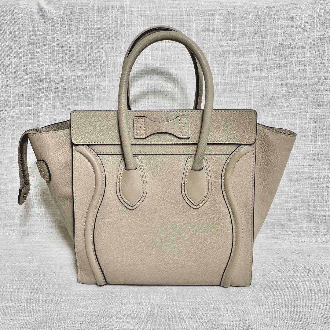 celine(セリーヌ)の【美品✨】セリーヌ レザー  ラゲージ マイクロ ショッパー ハンドバック レディースのバッグ(ハンドバッグ)の商品写真