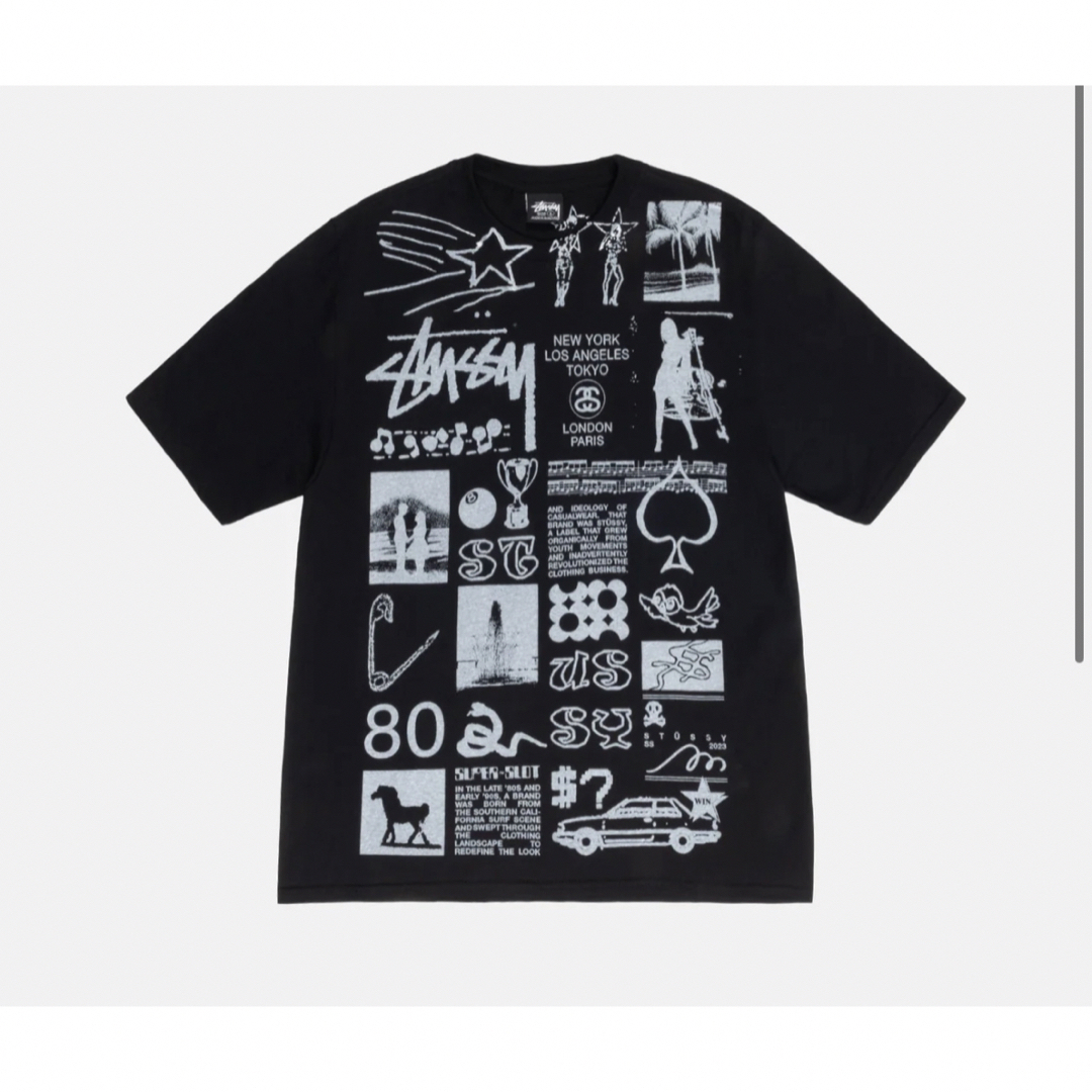 STUSSY SARA TEE ブラック　S ステューシー