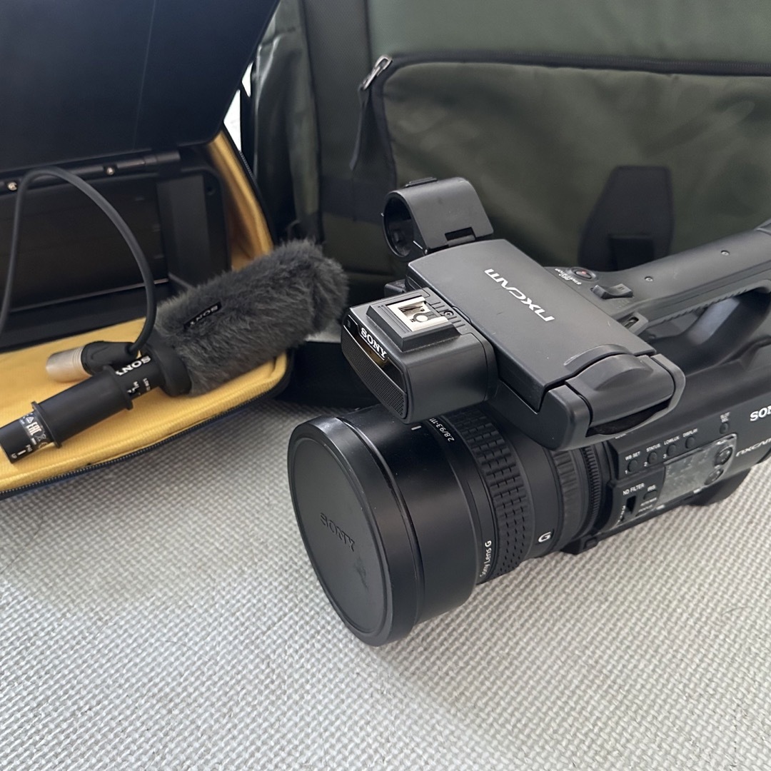 Sony Nx100 ワイコン・ショットガンマイクセット　ソニービデオ