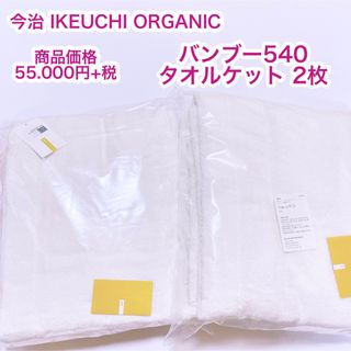 イマバリタオル(今治タオル)のイケウチオーガニック　バンブー540 タオルケット　2枚(布団)