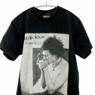 ミュージックティー(MUSIC TEE)のセックスピストルズ　シドビシャスシングルステッチ　半袖Ｔシャツ　黒ブラック古着.(Tシャツ/カットソー(半袖/袖なし))