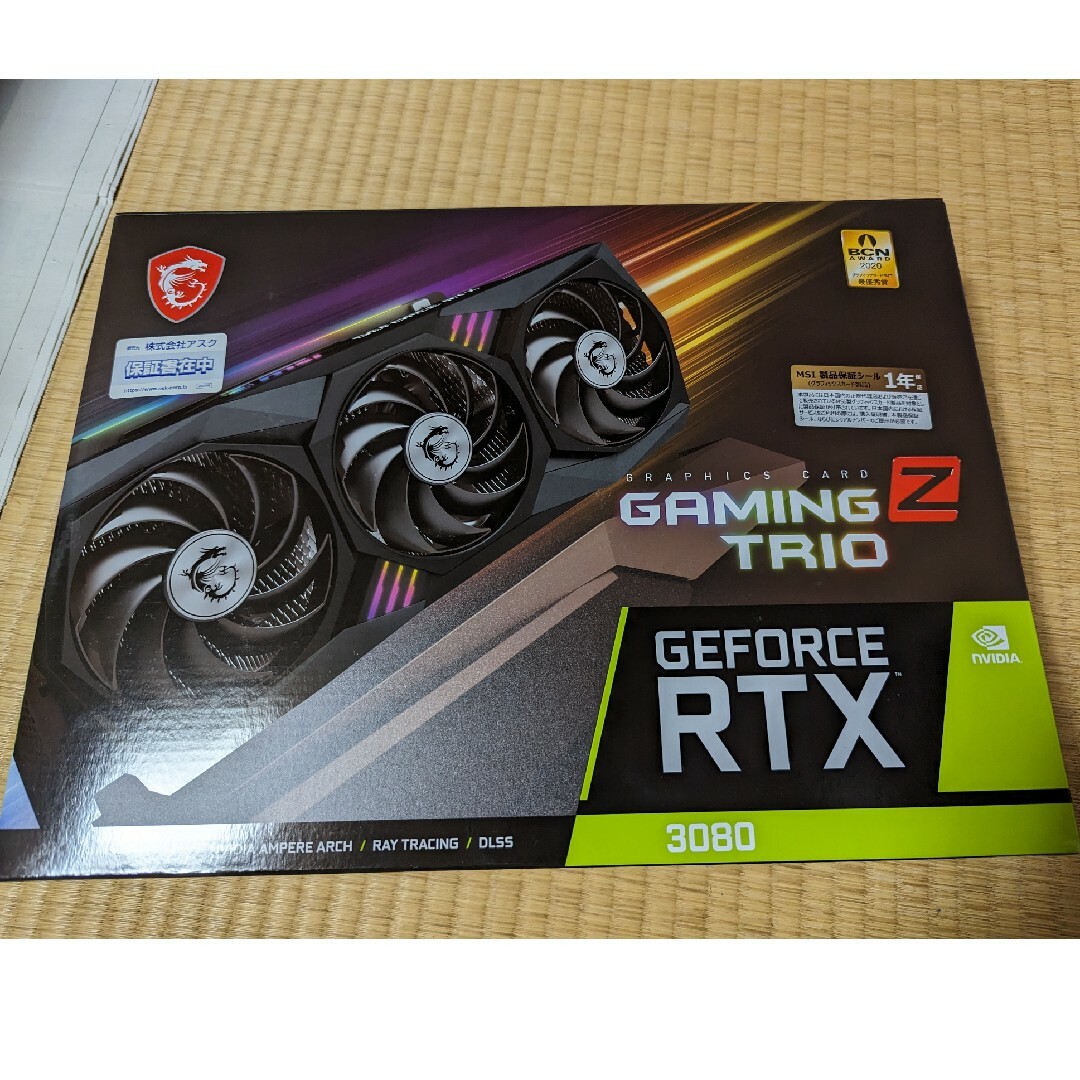 GeForce RTX 3080 GAMING Z TRIO 10G　美品RTX