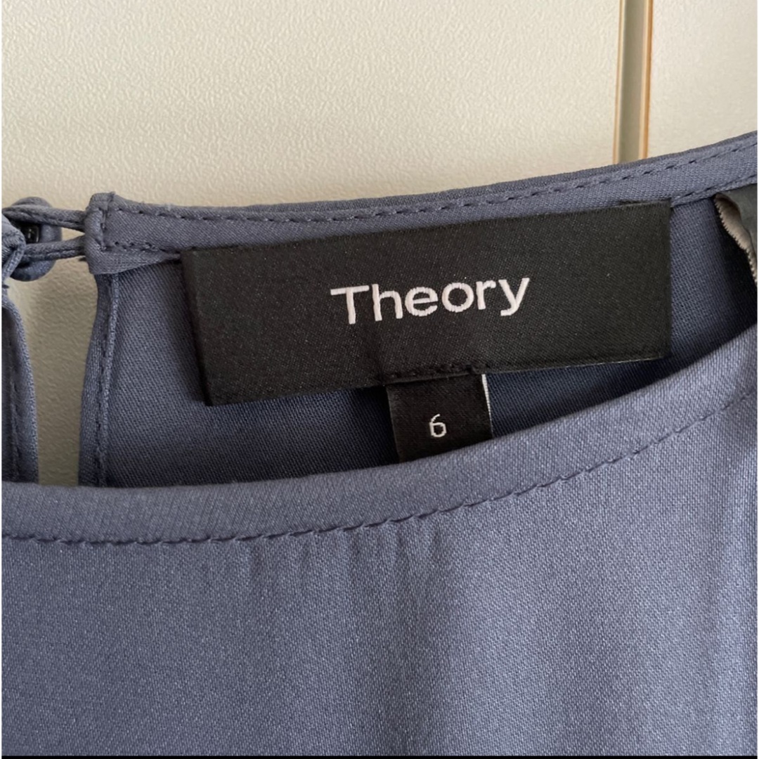 theory(セオリー)の【新品】theoryシルクワンピース　ノースリーブロングワンピース レディースのワンピース(ロングワンピース/マキシワンピース)の商品写真