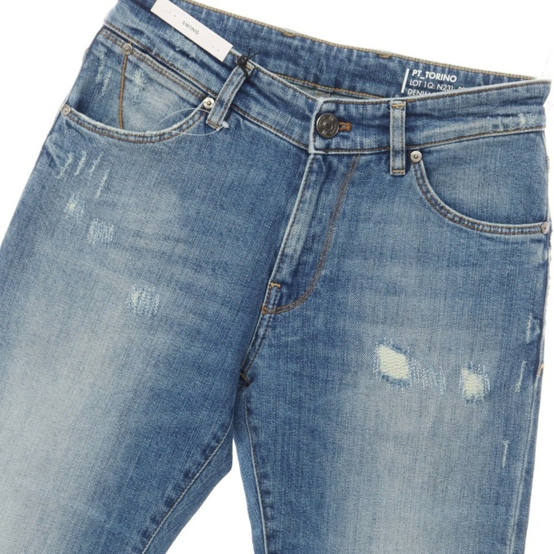 新品】ピーティートリノ デニム PT TORINO DENIM SWING クラッシュ