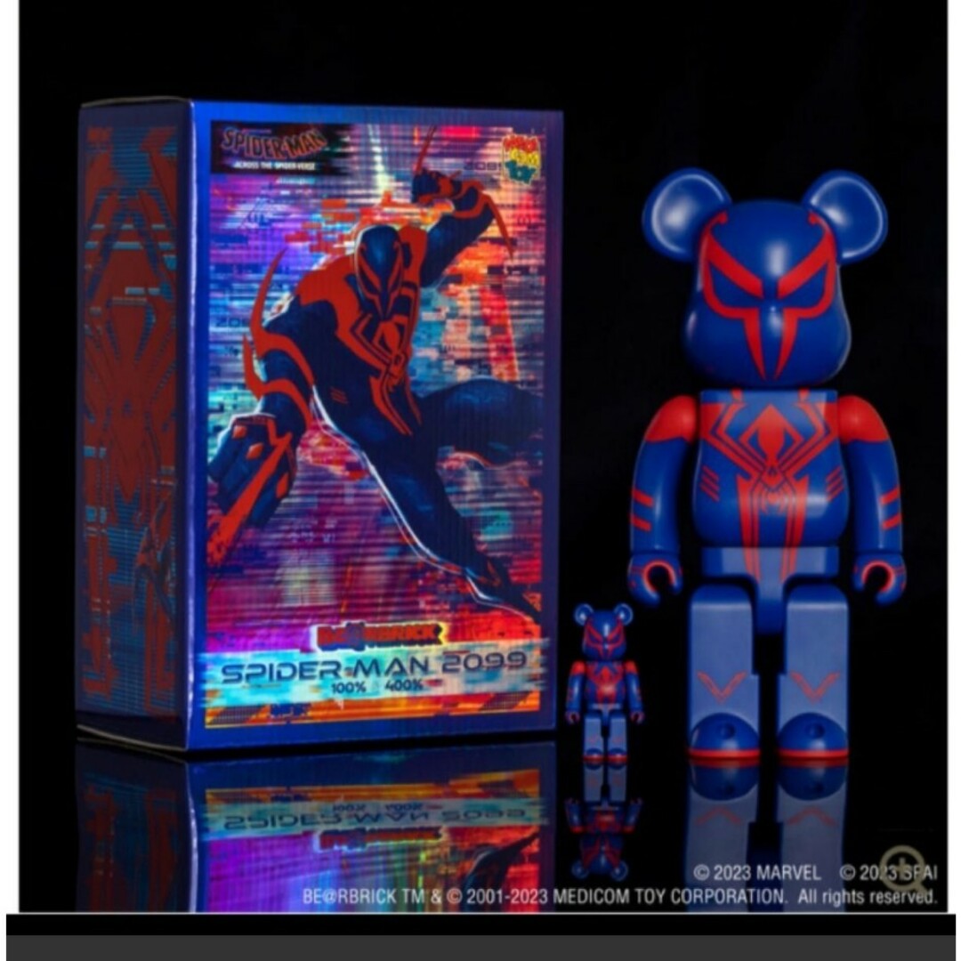 スパイダーマン：アクロス・ザ・スパイダーバース　BE@RBRICK SPIDER森のもんちゃん