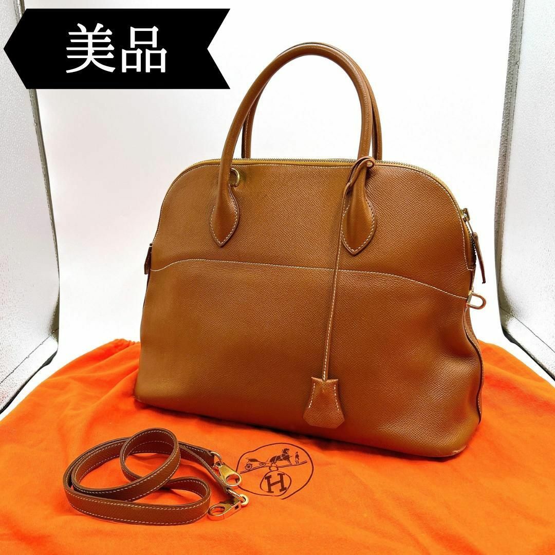 Hermes(エルメス)の◇エルメス◇ボリード35/ハンドバッグ/レザー/ブランド/カバン/刻印:◯X レディースのバッグ(ハンドバッグ)の商品写真