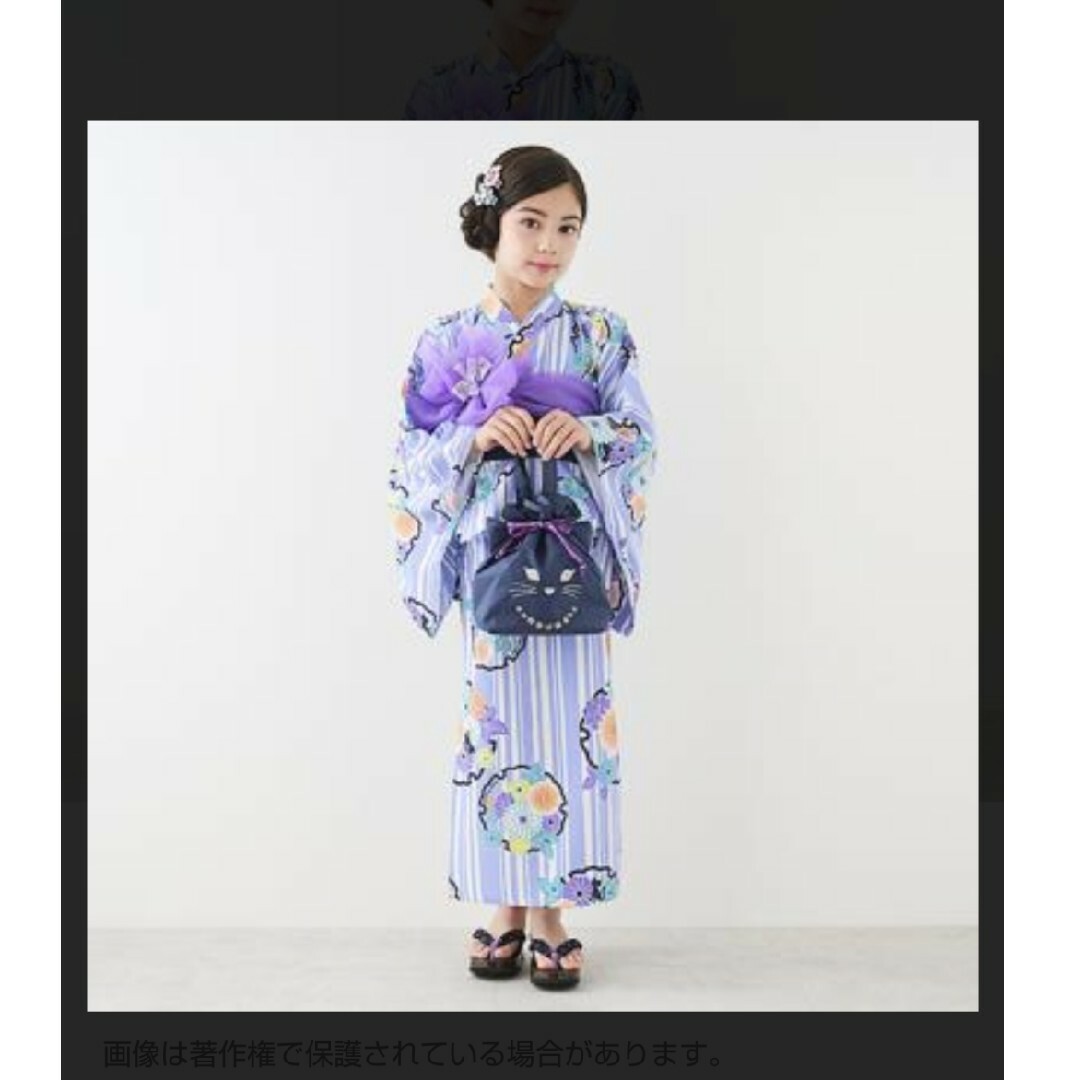 ANNA SUI mini(アナスイミニ)のANNA SUI mini 浴衣 120cm キッズ/ベビー/マタニティのキッズ服女の子用(90cm~)(甚平/浴衣)の商品写真