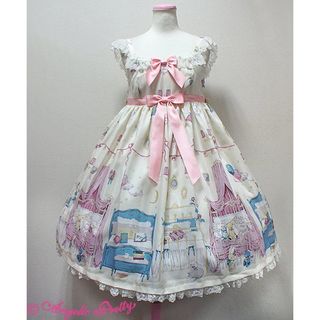 アンジェリックプリティー(Angelic Pretty)のDaydream Bed ジャンパースカート(ひざ丈ワンピース)