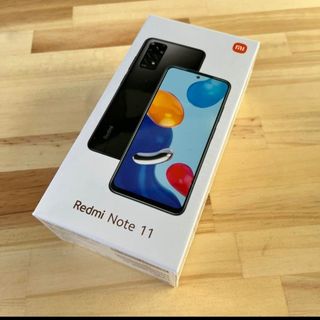 Xiaomi Redmi Note 11グラファイトグレー シュリンク未開封(スマートフォン本体)