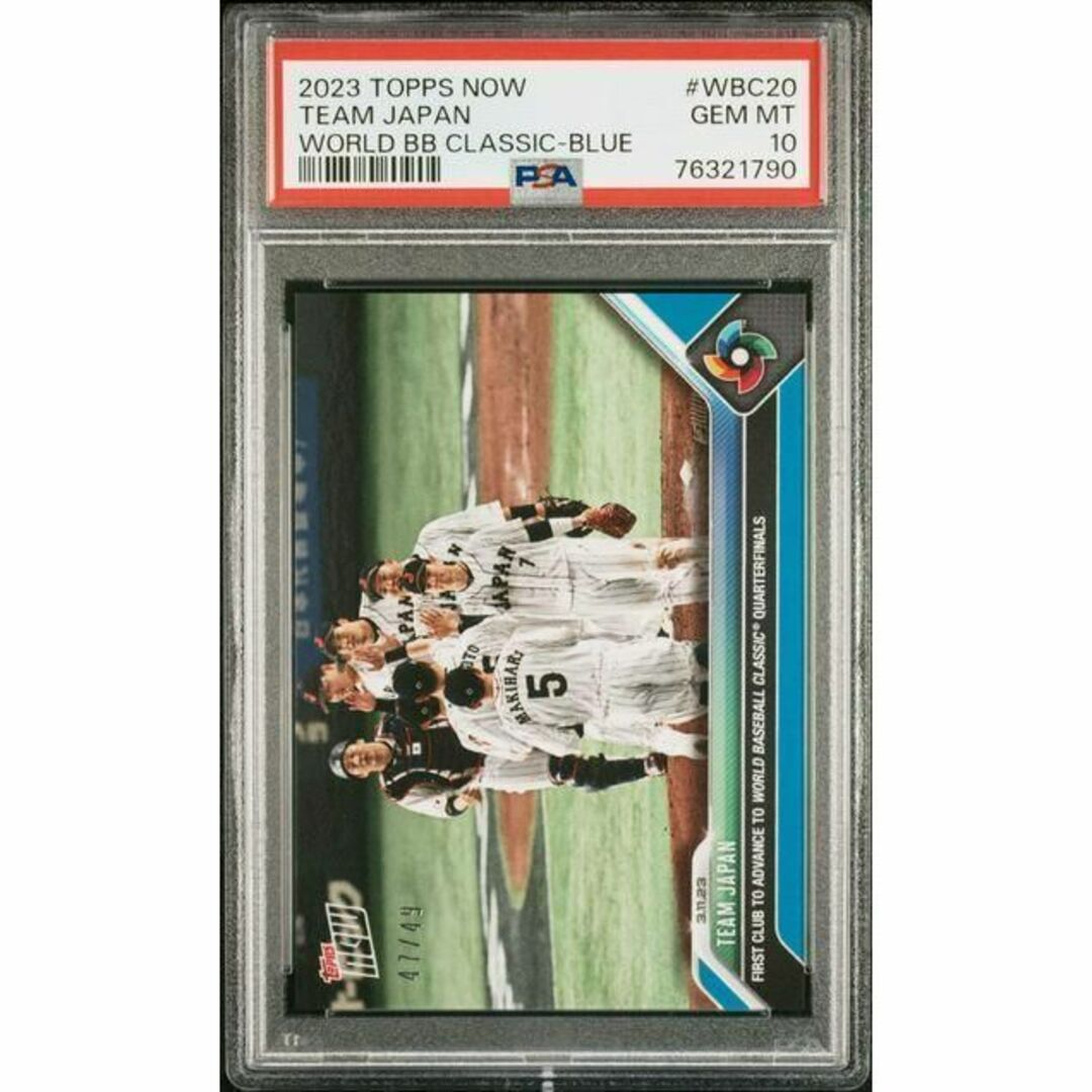 【PSA10】 2023 Topps Now Team Japan Blue