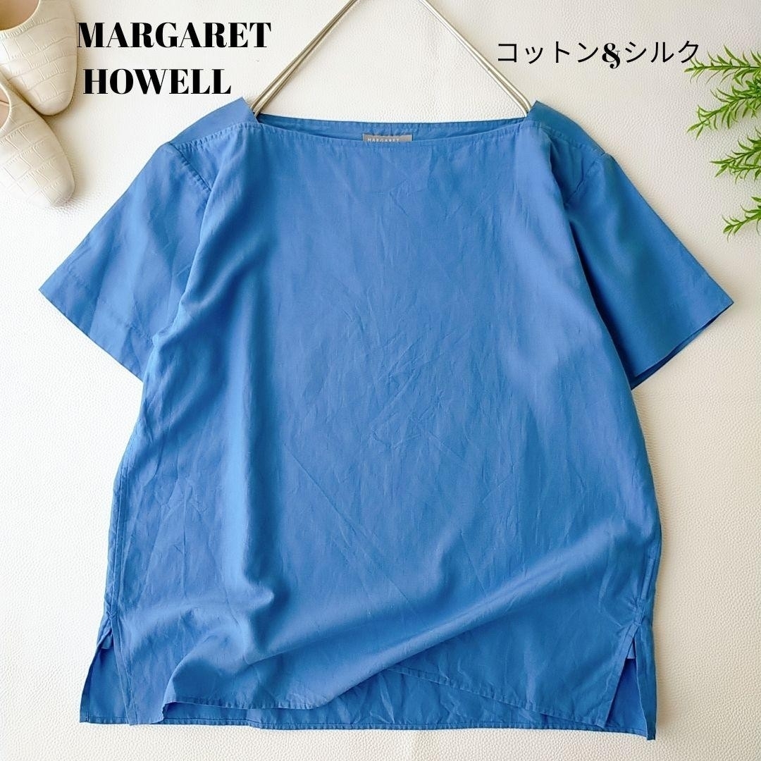 お買物マラソン最大1000円OFFクーポンあり マーガレット ハウエル 半袖