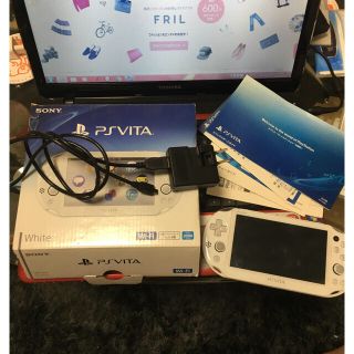 ソニー(SONY)の中古 PSvitaWi-Fi ホワイト(携帯用ゲーム機本体)