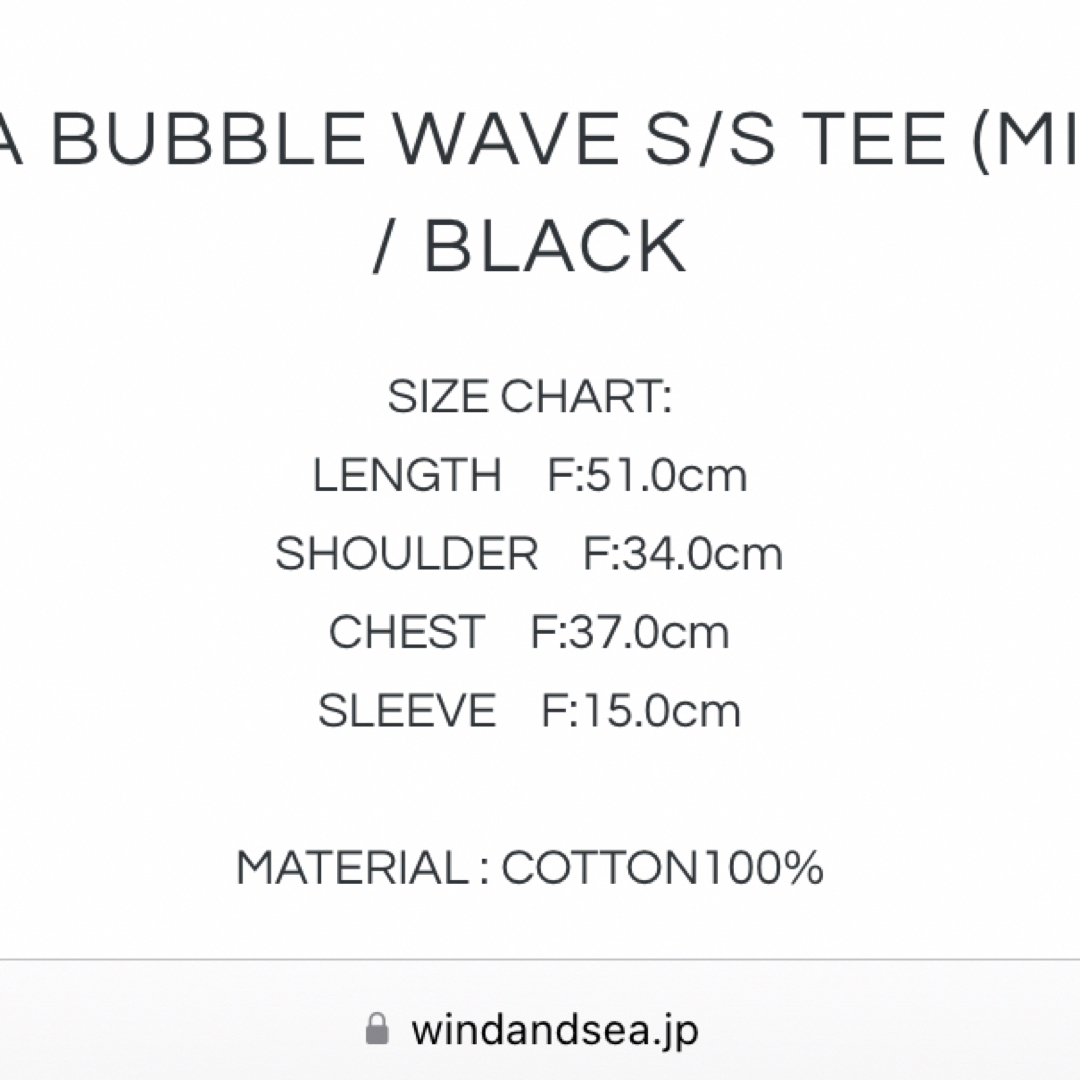 WIND AND SEA(ウィンダンシー)のウィンダンシーTEE(MINI) レディースのトップス(Tシャツ(半袖/袖なし))の商品写真